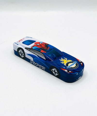 Spider-man 2in1 Racer Geometry Box – Steel Case with Pen Holders & Number Table