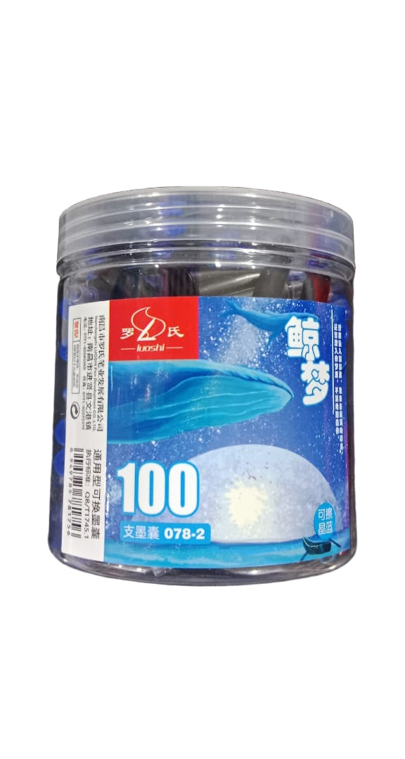 Luoshi Pen Ink Refills – Pack of 100