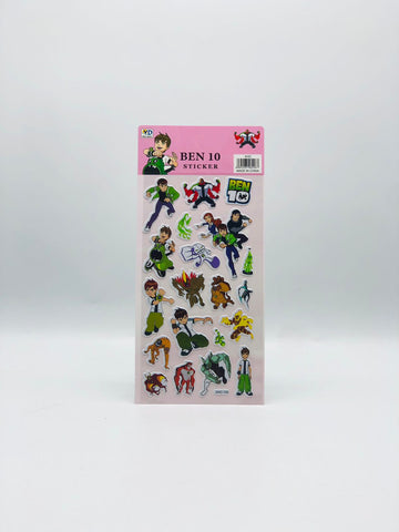 Ben 10 Stickers – Fun & Colorful Cartoon Decals