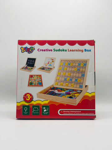Educational Birthday Gift For Kids Creative Sudoku Learning Wooden Box For Preschooler Intellectual Development Box