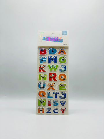 ABC Alphabet Stickers – Colorful Learning & Fun Decals