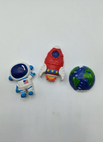 Space Astronaut & Rocket Coloring Molds Kit for Kids – DIY Paint Activity Set