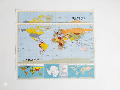 World Map Paper