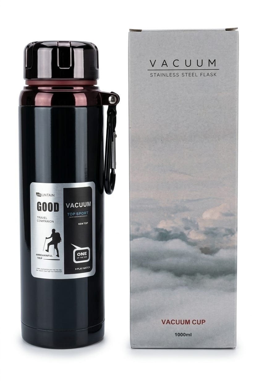 Vacuum Stainless Steel Flask 1000ML – Your Perfect Travel Companion