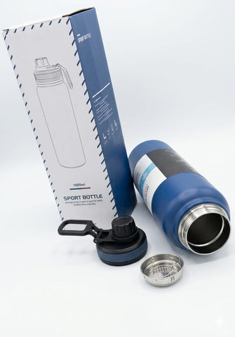 Vacuum Stainless Steel Bottle 1000ML – Double Wall Insulated | Keeps Hot & Cold for 24 Hours