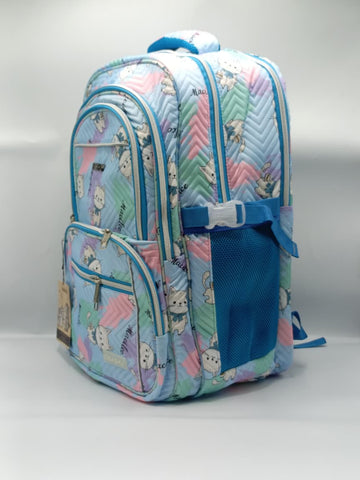 BASHLY Cat Theme Backpack – Cute Girls School & College Bag