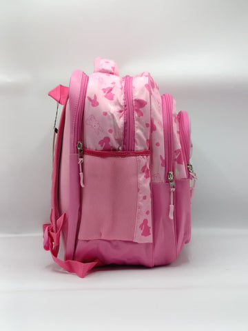 BASHLY Bunny Theme Backpack for Girls 14 inch– Cute Kids School & Travel Bag