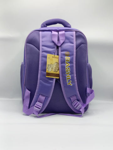 BASHLY Girls Doodle Theme Backpack 16 inch– Cute Kids School & Travel Bag