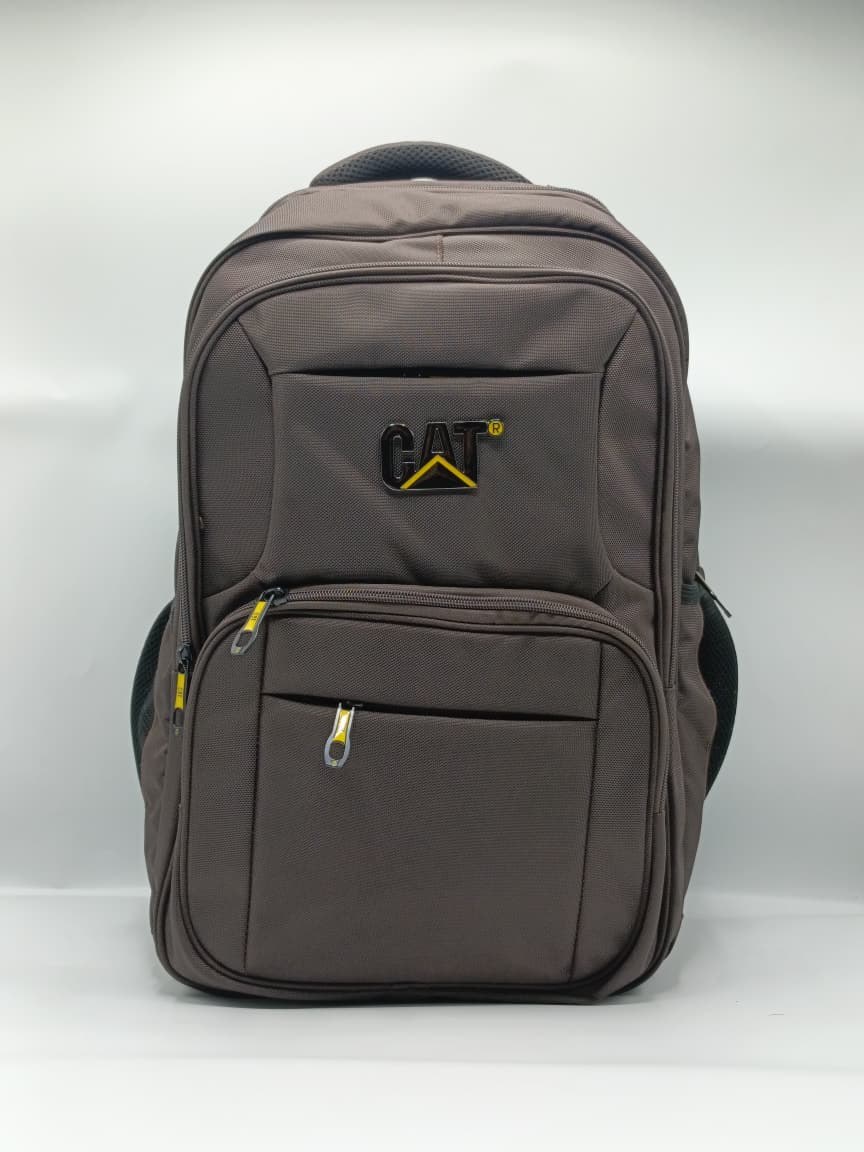 Caterpillar Brown School Backpack 18 inch– Stylish Multipurpose Bag for Boys & Girls