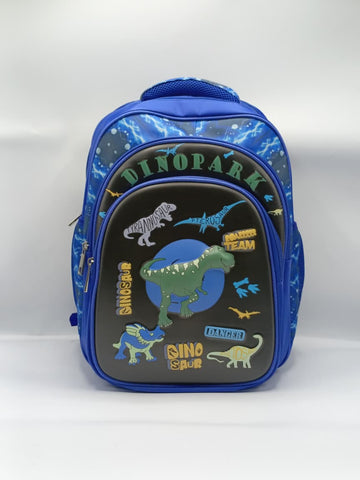 BASHLY Dinosaur Theme Dino Park Kids Backpack – Cute & Fun School Bag for Boys