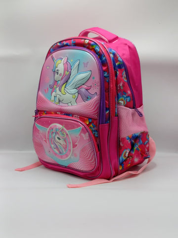 Unicorn Theme Kids Backpack for Girls – Cute Mid-Year School Bag