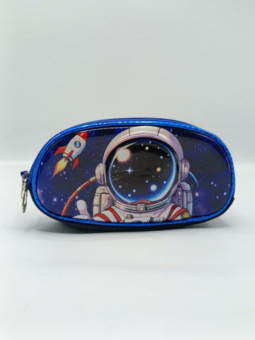 3-in-1 Space Astronaut Trolley Bag Set for Kids – Detachable Trolley Backpack, Lunch Bag & Pencil Case