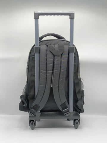 3-in-1 Graffiti Batman Trolley Bag Set for Kids – Rolling School Bag, Lunch Bag & Pencil Case