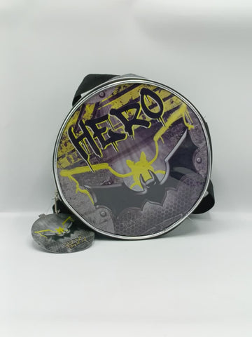 3-in-1 Graffiti Batman Trolley Bag Set for Kids – Rolling School Bag, Lunch Bag & Pencil Case