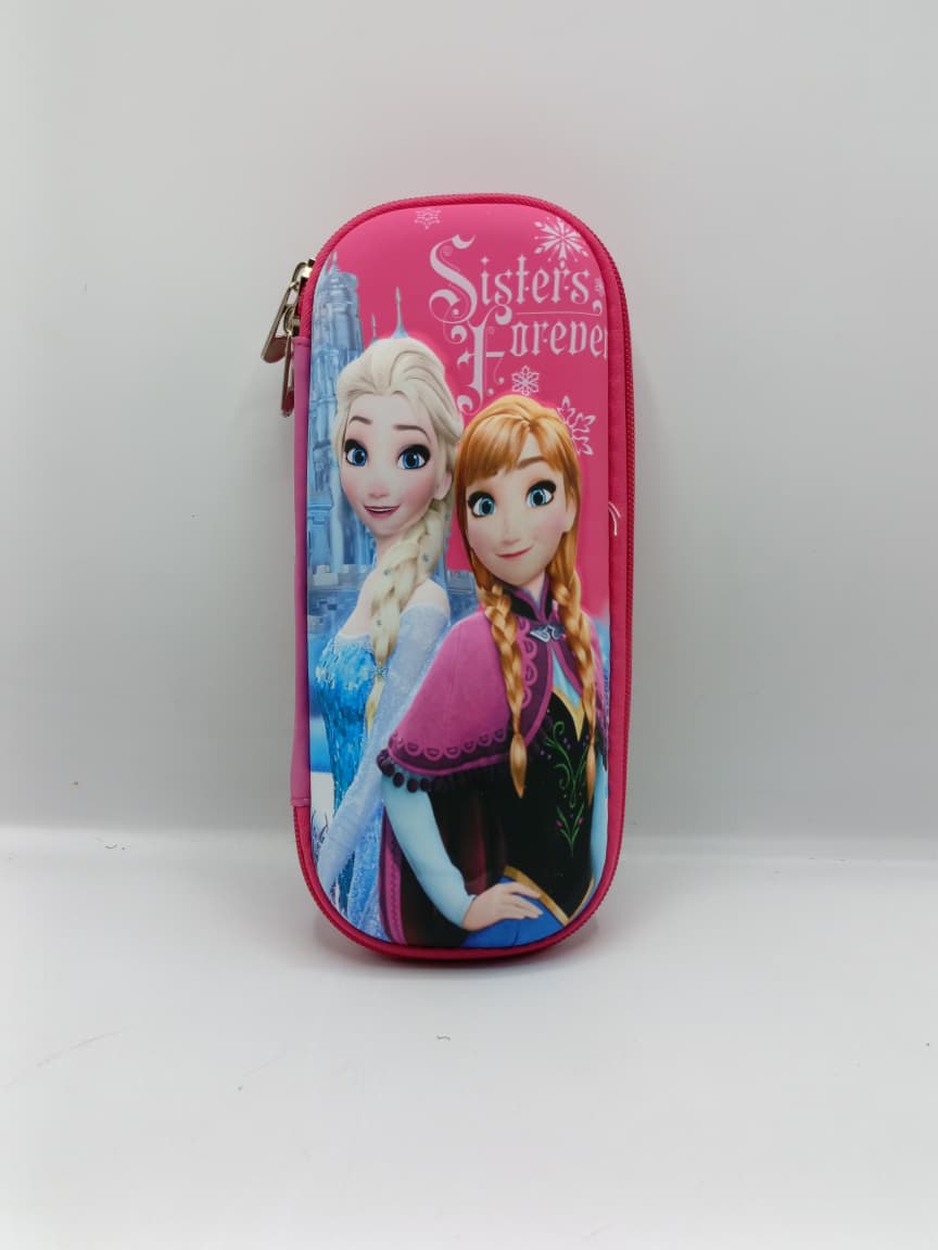 Frozen Sisters Forever Stationery Pouch – Elsa & Anna Pencil Case for Girls