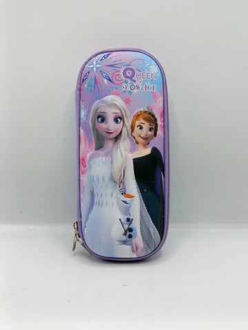 Frozen Queen of Snow & Ice Stationery Pouch – Elsa, Anna & Olaf Pencil Case for Girls