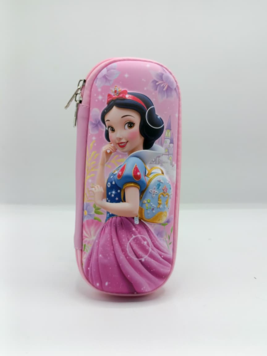 Snow White Stationery Pouch for Girls – Cute Pencil Case & Organizer