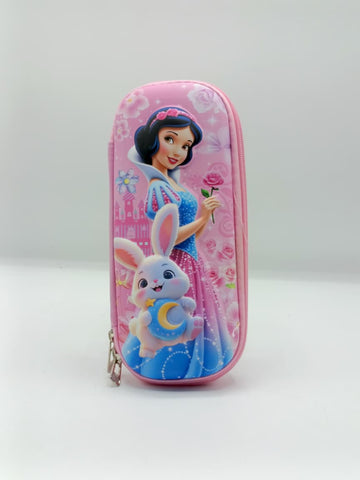 Snow White Bunny Stationery Pouch for Girls – Cute Princess Pencil Case & Organizer