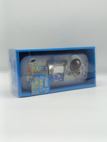 Space Journey 3D Pencil Pouch for Boys – Astronaut Theme School Stationery Case