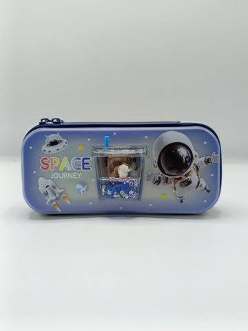 Space Journey 3D Pencil Pouch for Boys – Astronaut Theme School Stationery Case