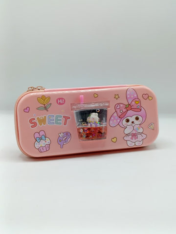 Sweet Bunny 3D Pencil Pouch for Girls – Cute Bunny Theme School Pencil Case