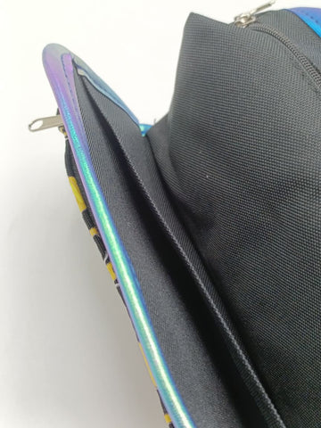 Robot Theme 3-Pocket Pencil Pouch for Boys – Kids School Pencil Case