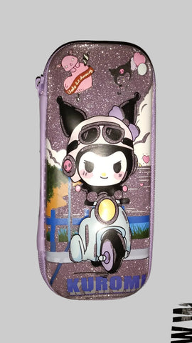 Kuromi 3D Hard Shell Pencil Case – Cute & Durable Stationery Pouch for Girls