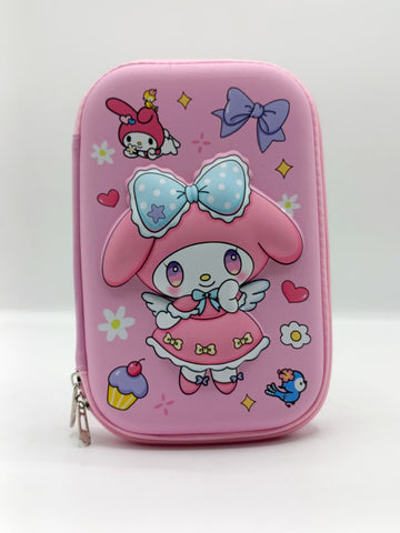 Kuromi Theme Large Size Stationery Pouch for Girls – Cute & Spacious School Pencil Case