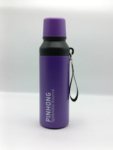 1000ml Stainless Steel Water Bottle with Detachable Strap – Insulated Thermos Flask