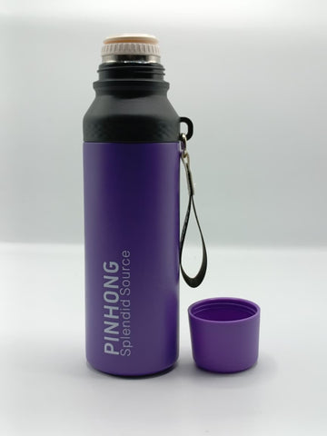 1000ml Stainless Steel Water Bottle with Detachable Strap – Insulated Thermos Flask