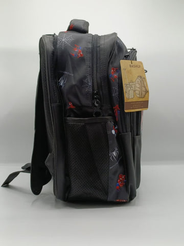 BASHLY Spider-Man Superhero School Backpack – Premium Quality Bag for Boys
