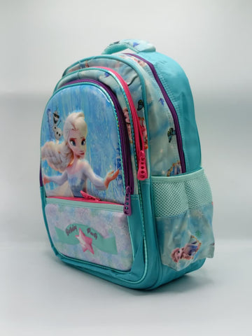 Frozen Elsa & Olaf School Backpack for Girls – Blue Frozen Theme