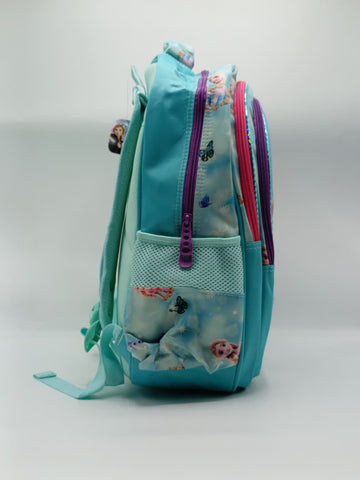 Frozen Elsa & Olaf School Backpack for Girls – Blue Frozen Theme