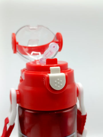 500ml Disney Cars Theme Stainless Steel Water Bottle for Kids – Sipper with Lock, Airtight Cap & Detachable Strap