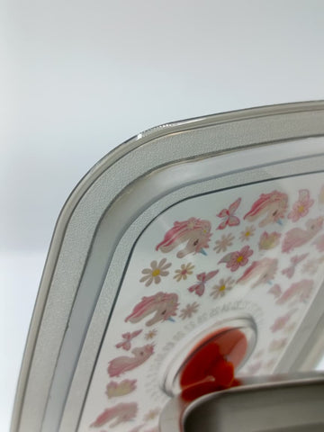 500ml Stainless Steel Lunch Box – Floral Unicorn Design