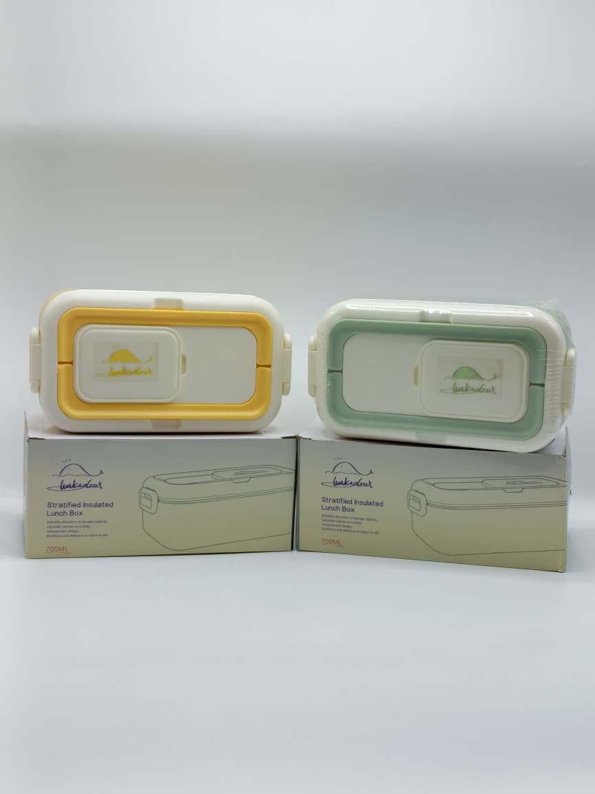 700ml Stainless Steel Lunch Box with Foldable Fork