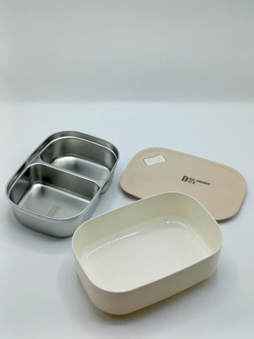 1400ml Lunch Box – Large Capacity Stainless Steel Compartment Food Container