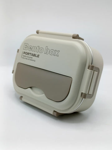 2000ml Bento Box Lunch Box – Stainless Steel Compartment Food Container with Spoon & Chopsticks