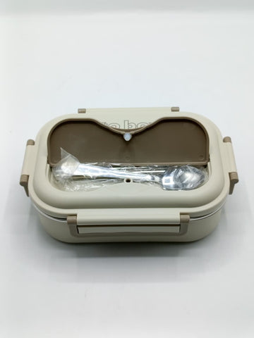 2000ml Bento Box Lunch Box – Stainless Steel Compartment Food Container with Spoon & Chopsticks