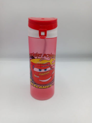 Kids Character Water Bottle with Flip-Top Lid – Disney Princess, Avengers & Disney Cars Designs