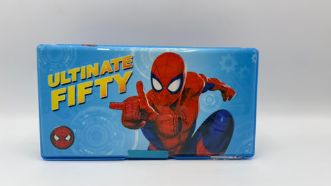 Spiderman Double-Sided Magnetic Geometry Box With Calculator For Boys