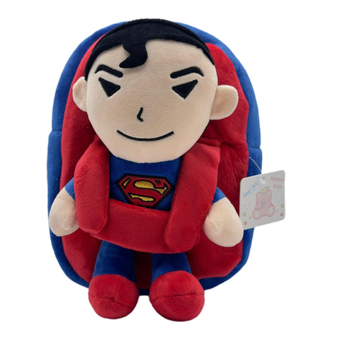 Superman Plush Stuffed Toy Backpack For Boys