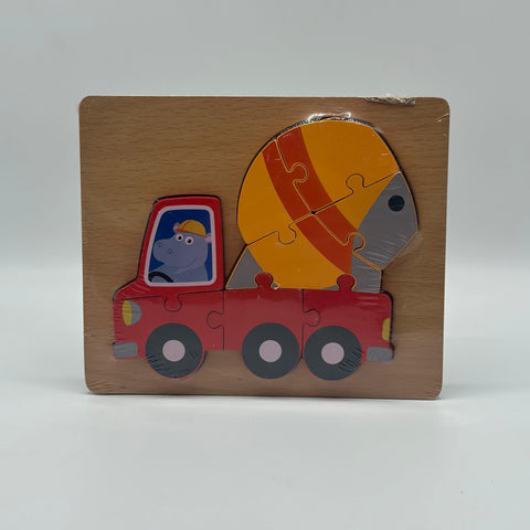 Crane Car Shaped Puzzle For Kids