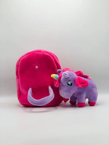 Unicorn Plush Backpack for Girls – Cute Cartoon Character Bag