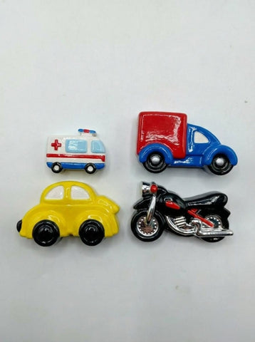 Vehicles Coloring Molds Kit for Kids – DIY Paint Activity Set