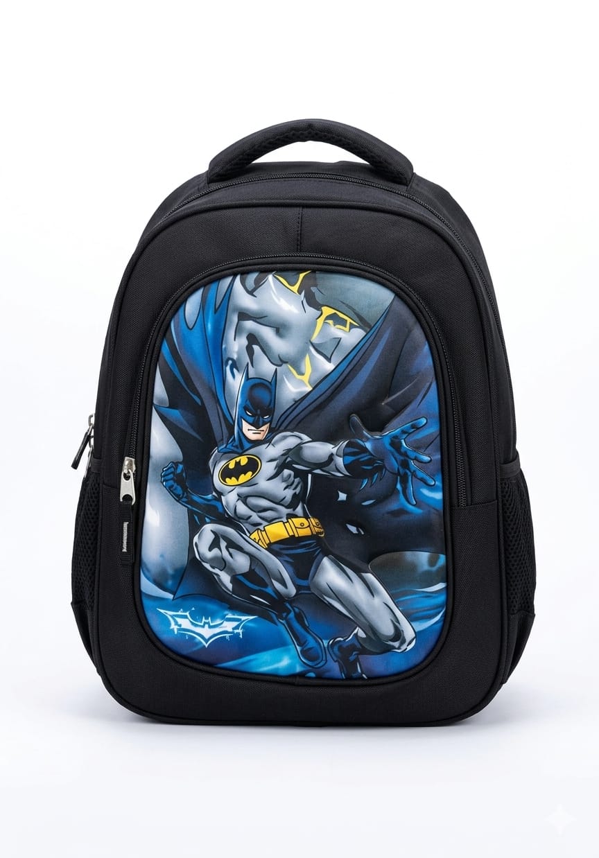 Premium Batman Backpack for Boys – Superhero School Bag for Kids