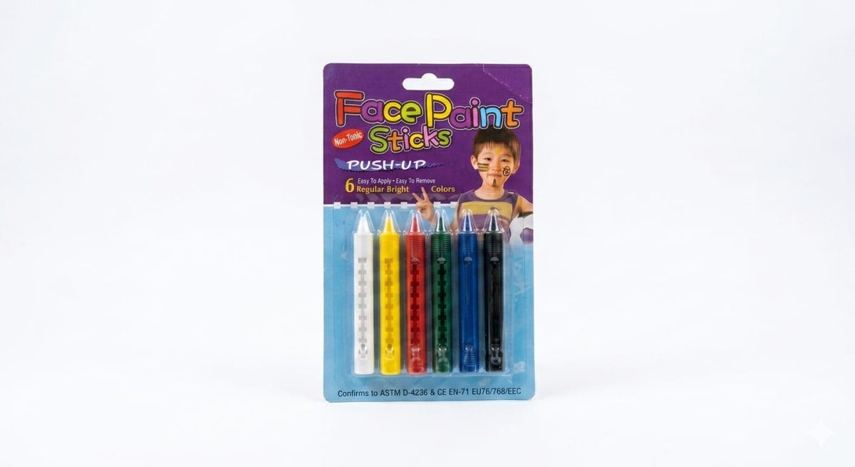 Colorful Face And Body Painting Crayons Set Of 6 Colors Face Art Painting Makeup Crayons