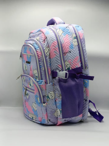 BASHLY Cat Theme Backpack – Cute Girls School & College Bag