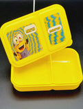 Cool Birthday Gift Cartoon Characters School Combo Deal For Kids, Minions Lunch Box, Pouch With Wrist Watch & Scissors
