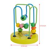 Mini Traffic Around The Beads Wire Maze, Mathematic Beads Roller Coaster Early Learning Educational Montessori toy